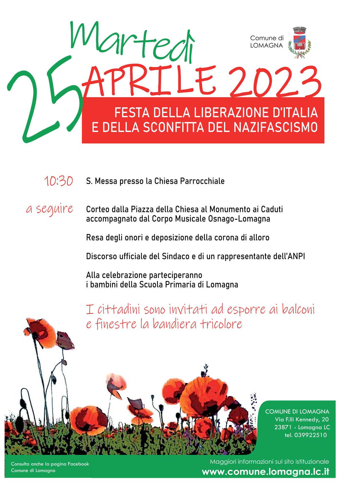 Festa della liberazione d’italia e della sconfitta del nazifascismo