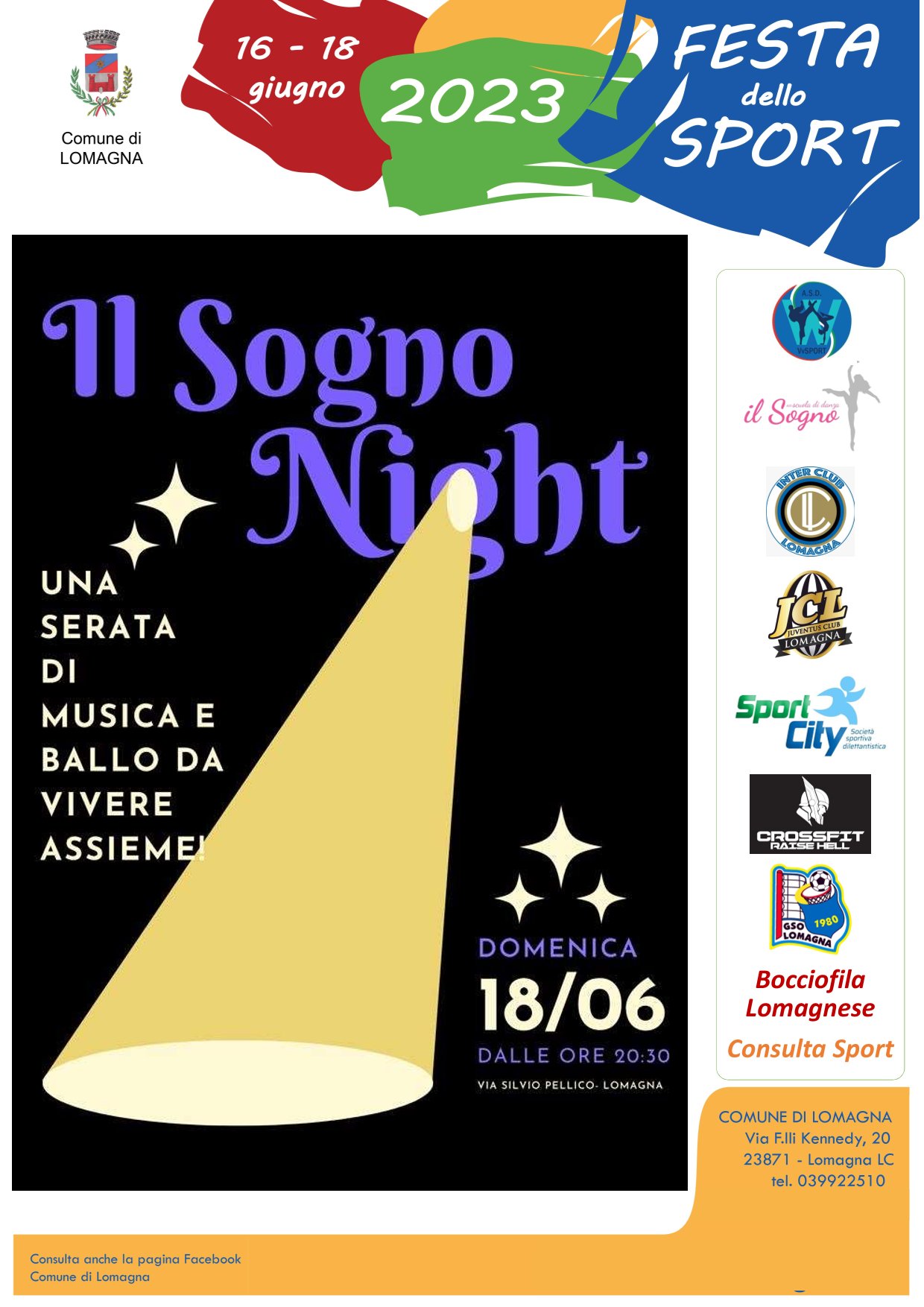 Festa dello sport 2023: il sogno night