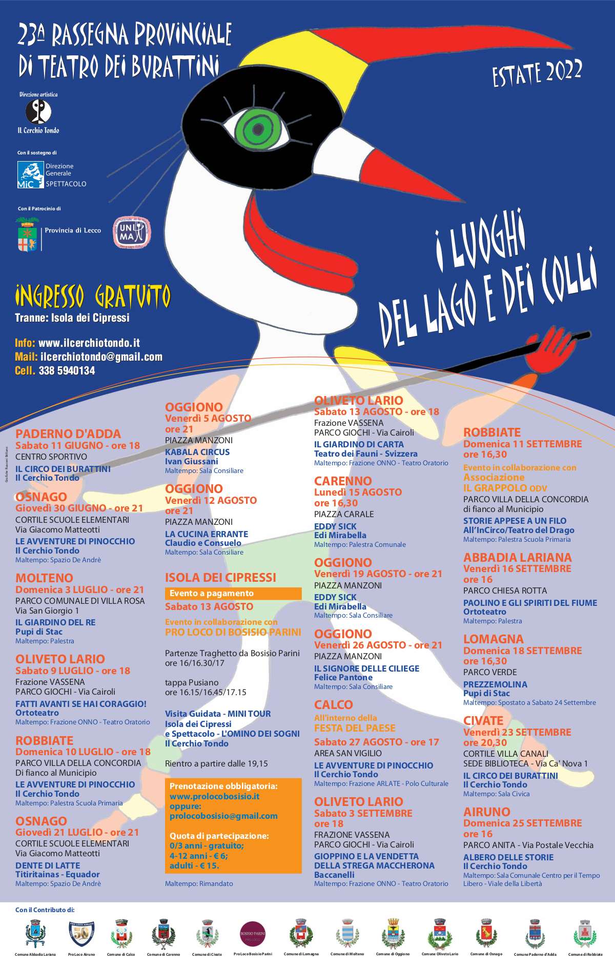 23^ RASSEGNA I LUOGHI DEL LAGO E DEI COLLI 2022