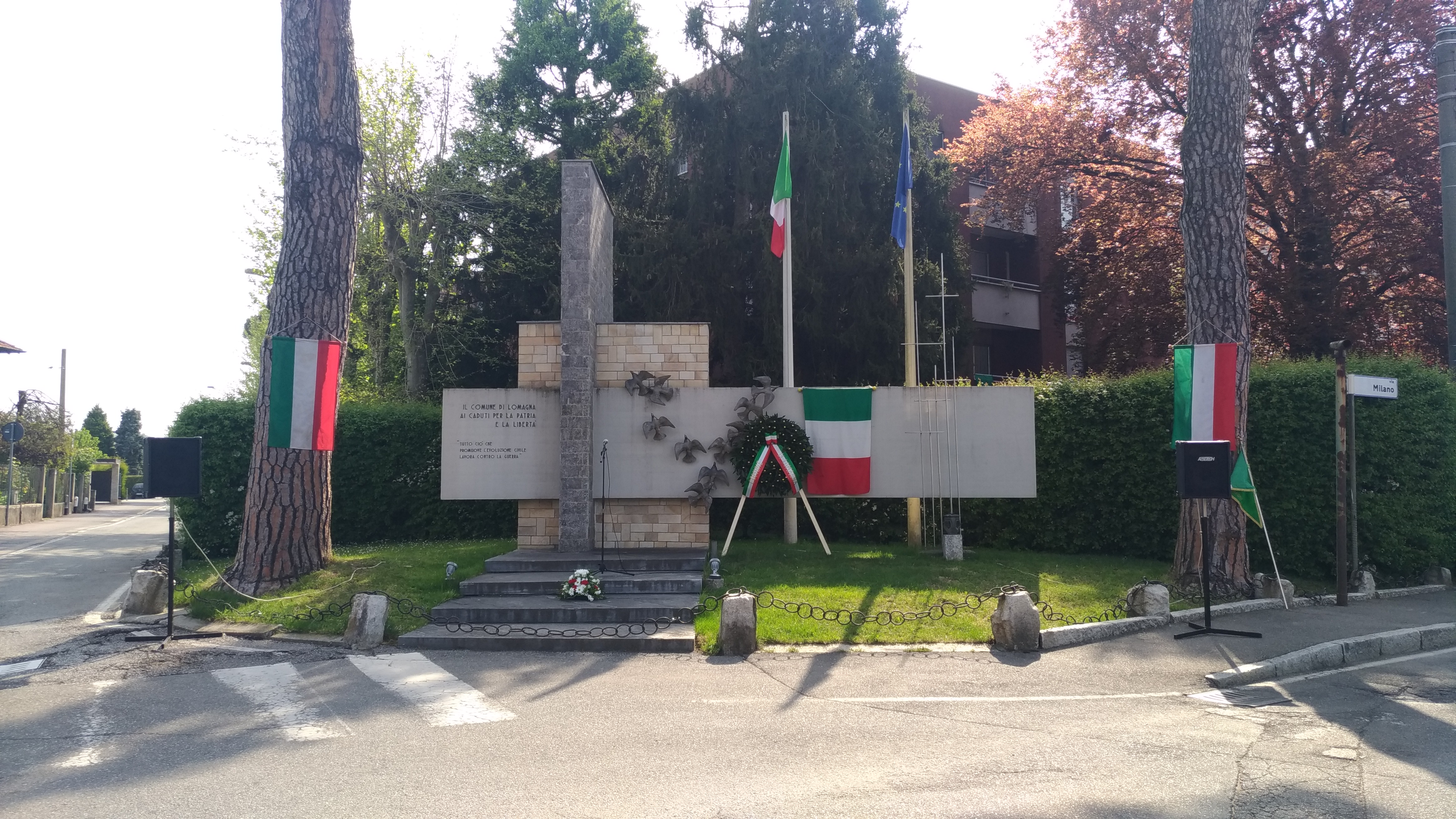 25 aprile 2021: celebrazioni a Lomagna 